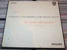 3LP PHILIPS STEREO BACH SONATAS PARTITAS FOR SOLO VIOLIN ARTHUR GRUMIAUX NM/NM-
