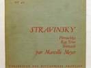 DF 48 MARCELLE MEYER - STRAVINSKY petrouchka, rag time, serenade ORIG 10