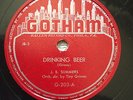 J.B. SUMMERS Drinking Beer GOTHAM Tiny Grimes Blues R&B 78RPM