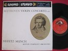 LP   HEIFETZ BEETHOVEN VIOLIN CONCERTO   RCA LSC-1992 LIVING STEREO 1S/1S EX/EX