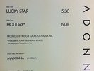 MADONNA - LUCKY STAR / HOLIDAY **U.S. PROMO 12