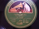 La Trianita - Fandangos/Malagueña Del Breva. La Voz De Su Amo - Gramofono