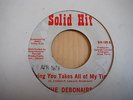 THE DEBONAIRS - LOVING YOU TAKES ALL OF MY TIME - SOLID HIT