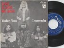 BONNIE ST. CLAIRE + UNIT GLORIA Voulez-Vous b/w I Surrender Danish 45PS 1974 MOD