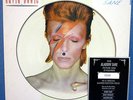 DAVID BOWIE - Aladdin Sane - UK PICTURE DISC VINYL LP 1984 - LIKE NEW