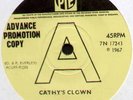 MIKE STEVENS & THE SHEVELLES   CATHY'S CLOWN / GO-GO TRAIN   1967 UK 