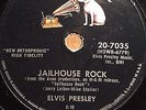 Jailhouse Rock, Treat Me Nice Elvis Presley 78 LP ORIGINAL RCA VICTOR 20-7035 VG