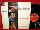 ASD 655 STEREO UK B/W DOG  ELGAR CELLO CONCERTO JACQUELINE DU PRE BARBIROLLI NM