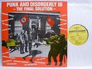 LP, Punk And Disorderly III, The Final Solution, Adicts, Vibrators, Exploited,NM