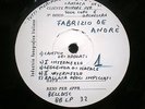 F. De Andre' TUTTI MORIMMO A STENTO  TEST PRESSING BELLDISC BB 32  LP