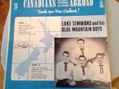 LUKE SIMMONS BLUE MOUNTAIN BOYS thank you New Zealand country bop CANADA LP