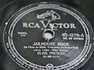 ELVIS PRESLEY - Jailhouse Rock  78 RPM BRAZIL ======DIFFERENT of lp mono