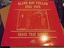 Blind Boy Fuller ?– 1935 - 1938 Shake That Shimmy (Magpie Records ?– PY 1807)