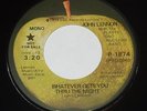 Beatles Lennon Whatever Gets You Through The Night NM Apple 45 RPM Promo Record