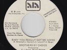 70s Soul Funk 45 - Brothers By Choice - Baby You Really Got Me Going - ALA VG++