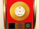 Metallica, Enter Sandman, Gold Record, goldene Schallplatte, Award, platin