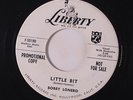 BOBBY LONERO: Little Bit / The Girl That I Marry 45 (dj) rare Oldies