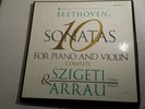JOSEPH SZIGETI / ARRAU - BEETHOVEN 10 COMPLETE SONATAS -VANGUARD-1 Edition -4 LP