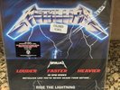 METALLICA - Ride The Lightning BLUE 2 LP Vinyl (Limited to 1000 copies, SEALED)