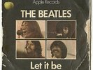 THE BEATLES LET IT BE RARE ISRAEL ISRAELI ONLY PS 7