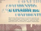 SERGE GAINSBOURG LP original CONFIDENTIEL B 77 980L POCHETTE GAUFFRÉE superbe