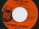 Garage JOHN HARRISON & THE HUSTLERS on Ideal 1965 PA Thumper Wyld Sides LISTEN