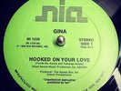 GINA hooked on your love 1984 Maxi (12