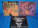 SLAYER,VENOM,POSSESSED  HELL AWAITS,BLACK METAL(NEAT ITALY), BEYOND THE GATES LP