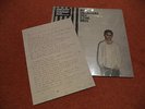 NOEL GALLAGHER'S HIGH FLYING BIRDS Chasing Yesterday LP VINYL HANDWRITTEN LYRICS