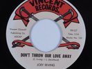 Funk Soul 45 JOEY IRVING Don't Throw Our Love Away VINCENT VG++/NM HEAR