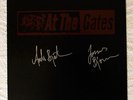 Signed rare At the Gates Live LP - Carcass Death Entombed In Flames