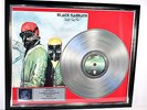 Black Sabbath, Never Say Die, mit Cover, Platin Record Schallplatte Award, gold