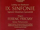 DG SLPM138002-3 - Beethoven - Symphony No.9 'Choral' - Ferenc FRICSAY - RARE