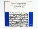 LAUTENBACHER - BACH VIOLIN SOLO - VOL.1-3 complete 3LP MUSICAPHON NM 