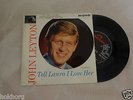 RARE JOHN LEYTON : TELL LAURA I LOVE HERE EP R.G.M JOE MEEK PRODUCED 1961