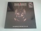 BLACK SABBATH  MEGALOMANIA  LIVE 75/78  ONLY 400 COPIES  BOX 4LP+4CD