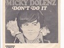 Garage Frat Mod CANADA PS 45 - MICKEY DOLENZ Monkees - Don't Do It / Plastic...