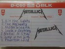 RSD RECORD STORE DAY 2015 METALLICA  NO LIFE TILL LEATHER  LIMITED CASSETE