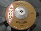 etta james AT LAST/I JUST WANT TO MAKE LOVE TO YOU r&b popcorn 45 on ARGO