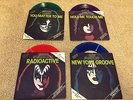 Full set of Kiss 1978 Casablanca coloured vinyl Solo Album 7