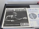 SXL 2266 GAMBA LSO ROSSINI OVERTURES UK 1961 'ORIGINAL RECORDING' LP NM