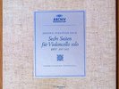 PIERRE FOURNIER / BACH : 6 SUITES FOR CELLO SOLO JAPAN 3LP BOX