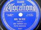 (BIG) JOE TURNER / PETE JOHNSON 78 Roll 'Em Pete 1938 Blues 10