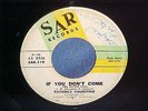 Patience Valentine/Sar/If You Don't Come/Plays very strong/visual VG-