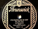 BLUES / GOSPEL 78- HATTIE PARKER w/ PACE JUBILEE SINGERS BRUNSWICK CLEAN COPY
