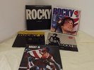5 Stallone movie soundtrack vinyl LPs Cobra & Rocky 1, 2, 3, 4