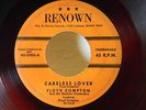 Floyd Compton 45 Careless / She Won't Roll Over For Me Renown Fortune VG red wax