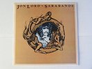 JON LORD Sarabande Ex+ Harvest 1976 UK LP