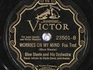 78 RPM -- Blue Steele and His Orchestra, Victor 23501, E-  Jazz