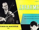 PHILIPS MINIGROOVE - DE MACHULA - MIKKILA - BRAHMS CELLO SONATAS  OP 38 & OP 99